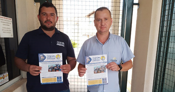 SETH na base - Sindicato visita condomínios de Rio Preto e região para informar categoria