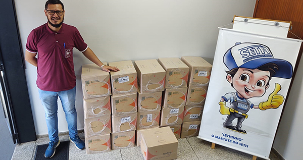 SETH doa mais de 200 cestas básicas no primeiro semestre de 2024