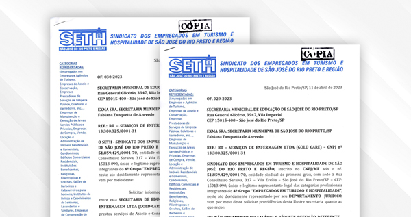 Após intervenção do SETH, Gold Care paga salário, tíquete refeição e verbas rescisórias dos empregados