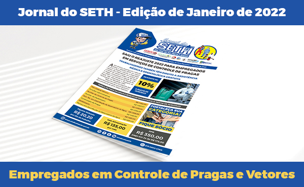 Jornal do SETH - Edição de Janeiro de 2022 - Controle de Pragas
